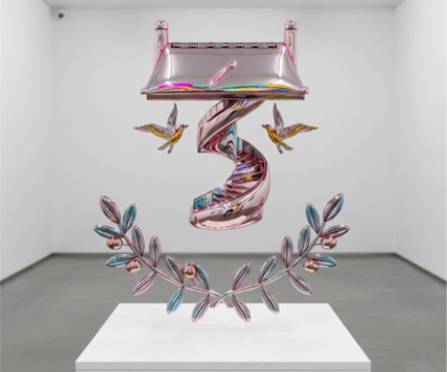 Immersive museum installation concept by Maison Art Nature, AI-generated vision of organic architecture and future art spaces, Alexandra Matua.